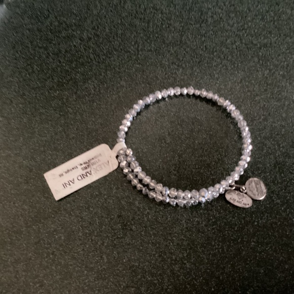 Alex and Ani Expandable Wire Bracelet Brilliance Wrap, Starlight, RS NWT - Picture 9 of 12